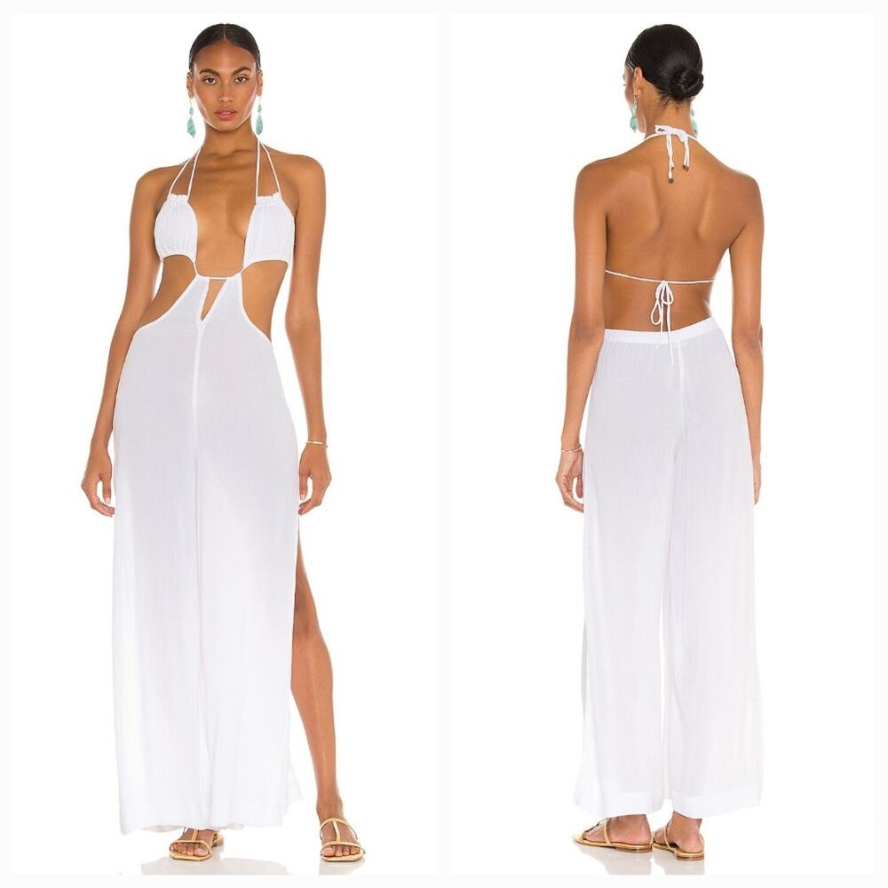 Tularosa Sofian Jumpsuit in White Small